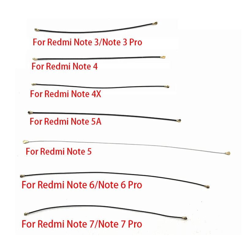 2 шт./лот Внутренняя антенна Wi Fi гибкий кабель провод лента для Xiaomi Redmi Note 3 4 4X 5 5A 6 7