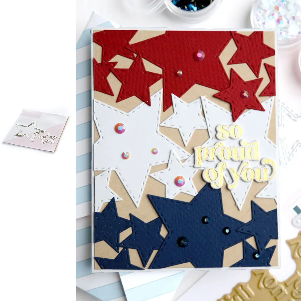 Star Die Metal Cutting Dies 2021 New Diy Molds Scrapbooking Paper Making Die Cuts Crafts Template Handmade Decoration
Star Die Metal Cutting Dies 2021 New Diy Molds Scrapbooking Paper Making Die Cuts Crafts Template Handmade Decoration