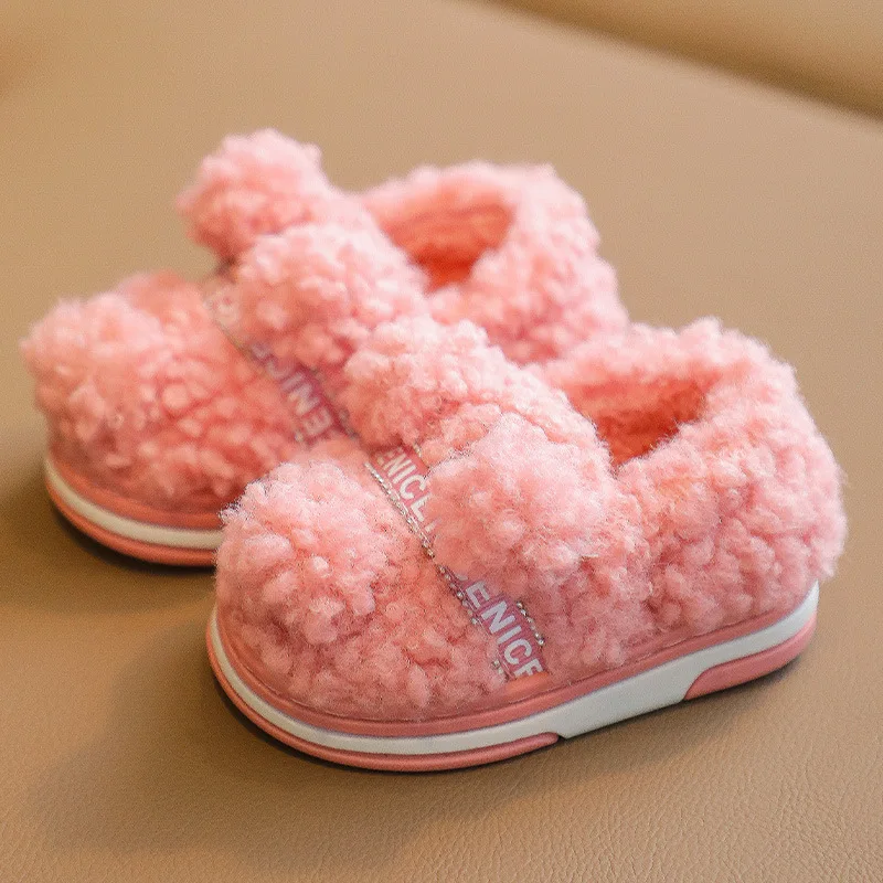 2021 Winter New Furry Slippers Children Slippers Soft Plush Warm Floor Shoe Indoor household Kids Shoe Unisex Baby Non-slip Shoe
2021 Winter New Furry Slippers Children Slippers Soft Plush Warm Floor Shoe Indoor household Kids Shoe Unisex Baby Non-slip Shoe
