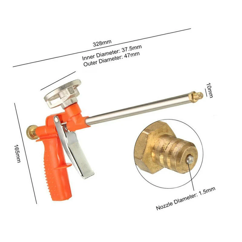 10 L/Min Professional Plastic Metal Polyurethane Manual Foam Expansion Sprayer For Glass Sealant