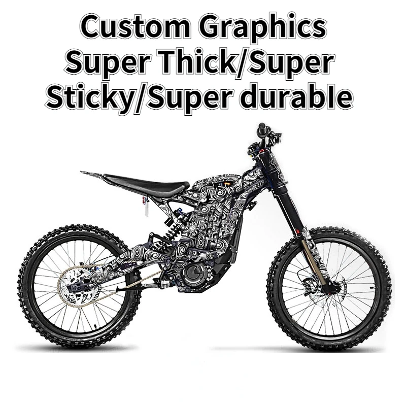 For SURRON Custom Stickers Light Bee X Electric Off-road Bike Dirtbike Decorative Self-adhesive Moisture-proof Thick SUR-RON
For SURRON Custom Stickers Light Bee X Electric Off-road Bike Dirtbike Decorative Self-adhesive Moisture-proof Thick SUR-RON