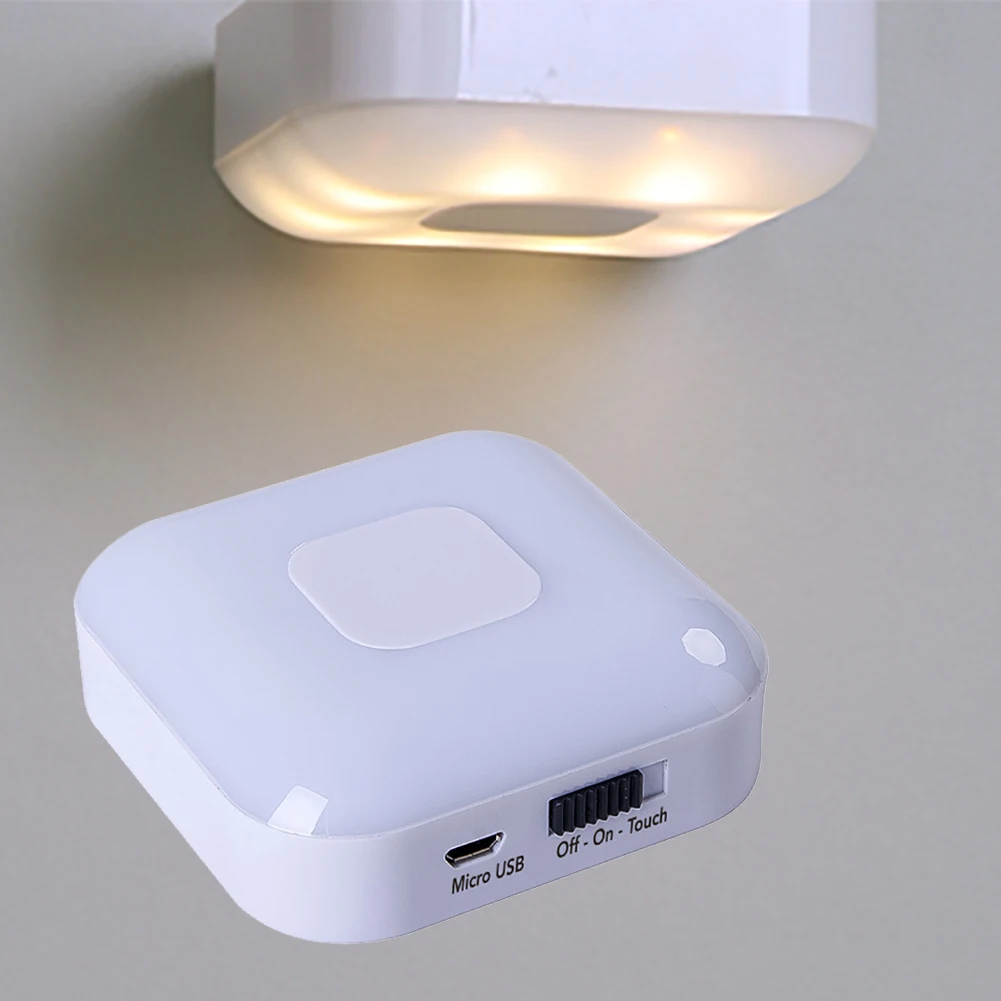 Dorm 8 LED Dimmable Cordless ABS Closet Stick On Bedroom Tap Lights Under Cabinet USB Rechargeable Wardrobe Touch Night Lamp
Dorm 8 LED Dimmable Cordless ABS Closet Stick On Bedroom Tap Lights Under Cabinet USB Rechargeable Wardrobe Touch Night Lamp