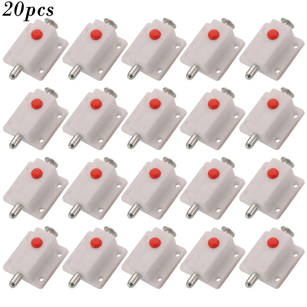 20Pcs Non-fading Home Safety Bolt Door Easy-installing Bolts For Window Wardrobe Cupboard Slide Locker Furniture Hardware DIY
20Pcs Non-fading Home Safety Bolt Door Easy-installing Bolts For Window Wardrobe Cupboard Slide Locker Furniture Hardware DIY