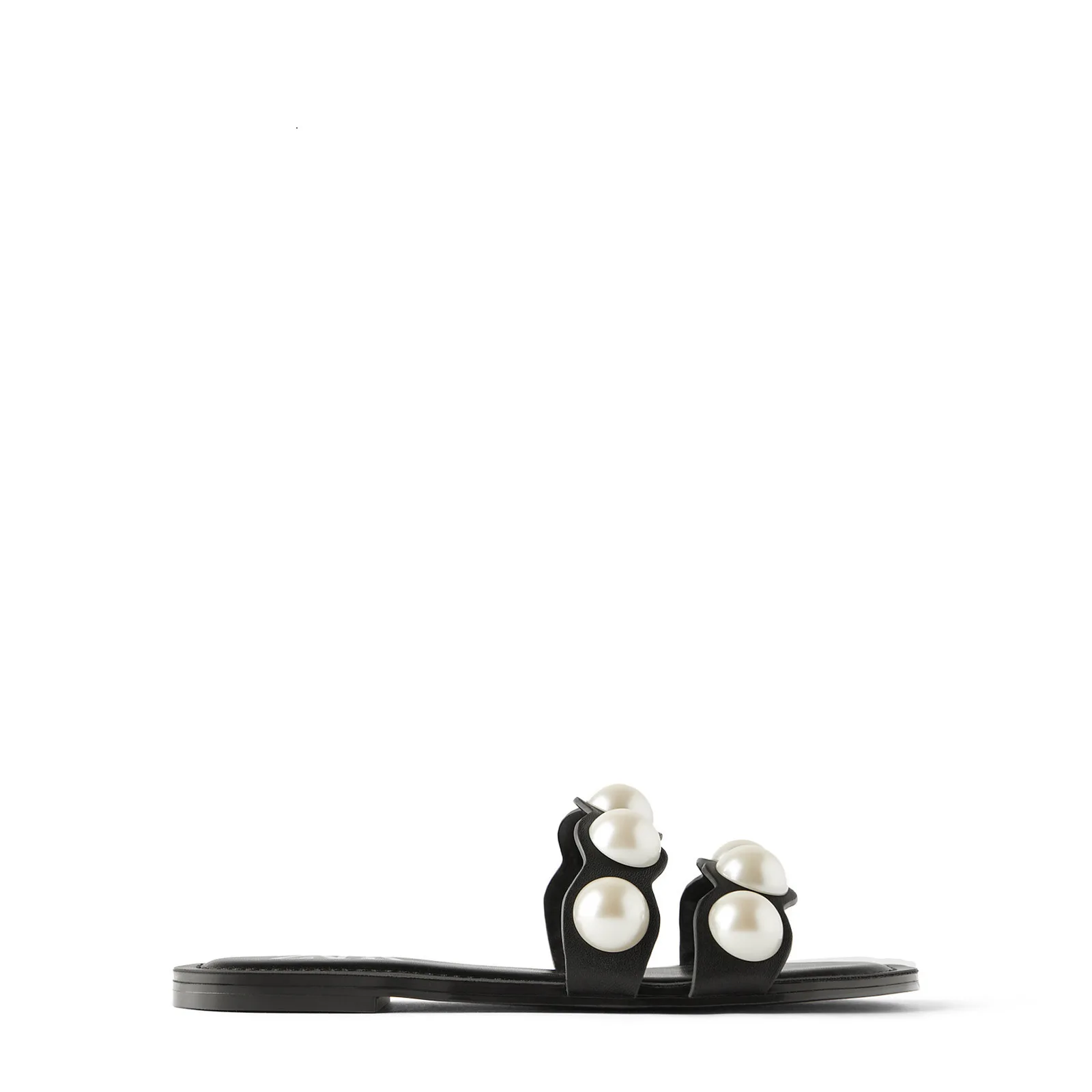 Brand Designer Women's Black with Double Line Pearl Slippers Outdoor Romen Summer Holiday Beach Slipper For Female
Brand Designer Women's Black with Double Line Pearl Slippers Outdoor Romen Summer Holiday Beach Slipper For Female