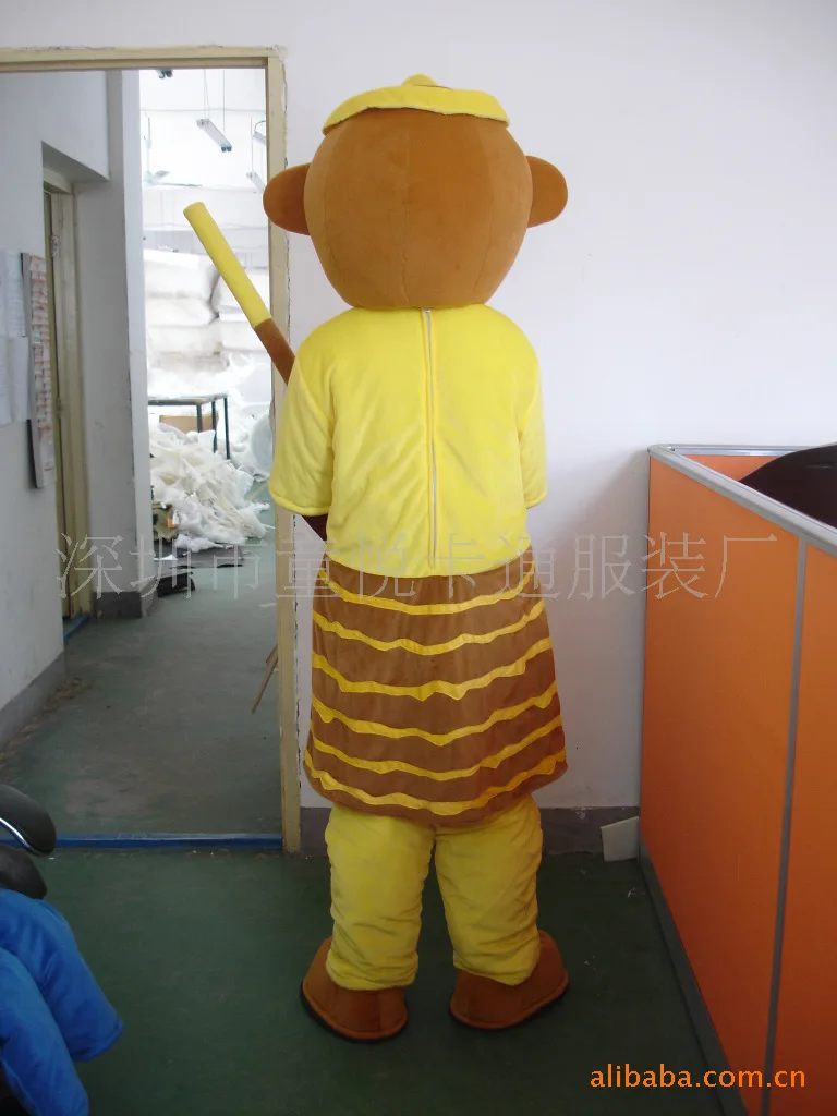 Soft Furry Monkey Mascot Costume Monkey King Cartoon Doll Fursuits Christmas Easter Party Carnival Adult Cosplay One-piece Suit
Soft Furry Monkey Mascot Costume Monkey King Cartoon Doll Fursuits Christmas Easter Party Carnival Adult Cosplay One-piece Suit