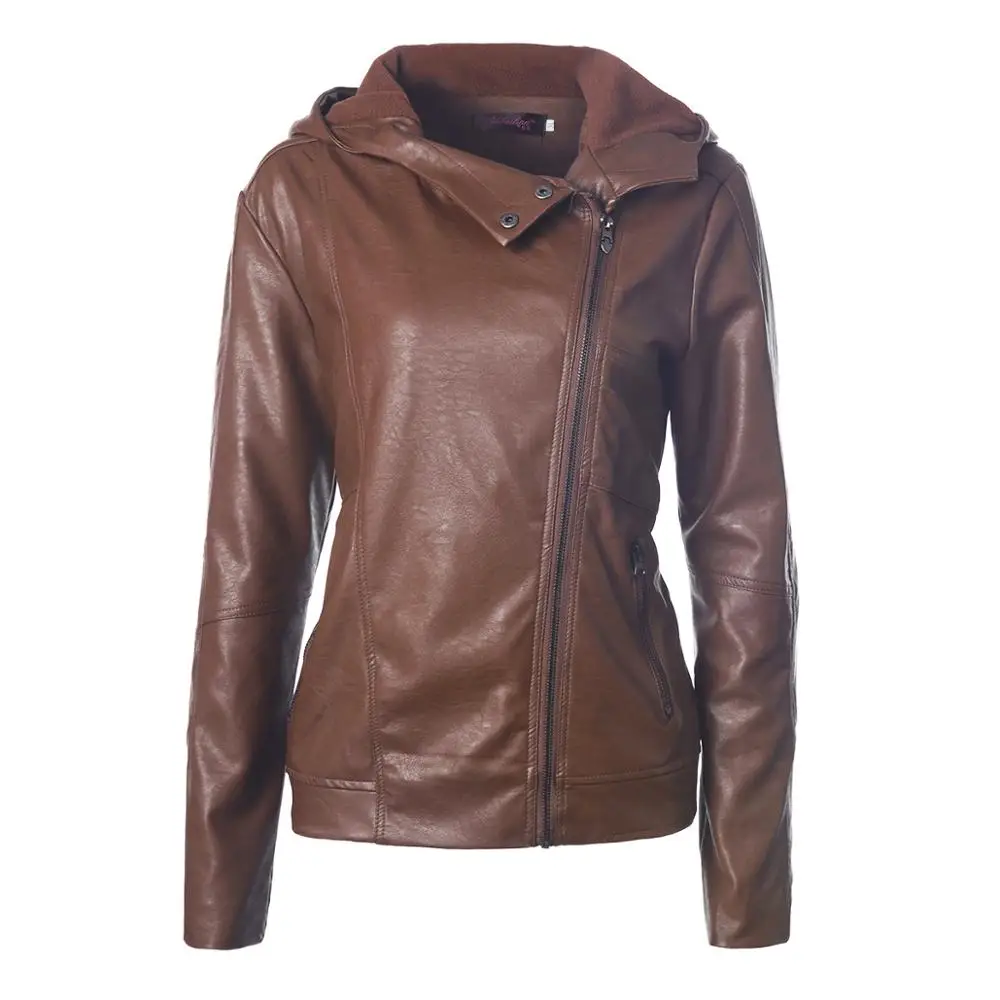 Winter Faux Leather Basic Lapel Women Hoodie Jacket Female Coat Motorcycle Jackets Zipper Plus Size Outerwear
Winter Faux Leather Basic Lapel Women Hoodie Jacket Female Coat Motorcycle Jackets Zipper Plus Size Outerwear