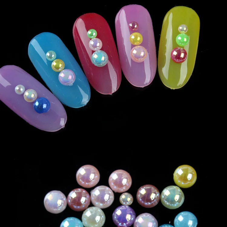 2/3/4/5/6/8/10/12/14mm AB Colors Half Round Flatback Acrylic ABS Beads Pearl Imitation Bead For DIY Jewelry Making Accessories
2/3/4/5/6/8/10/12/14mm AB Colors Half Round Flatback Acrylic ABS Beads Pearl Imitation Bead For DIY Jewelry Making Accessories