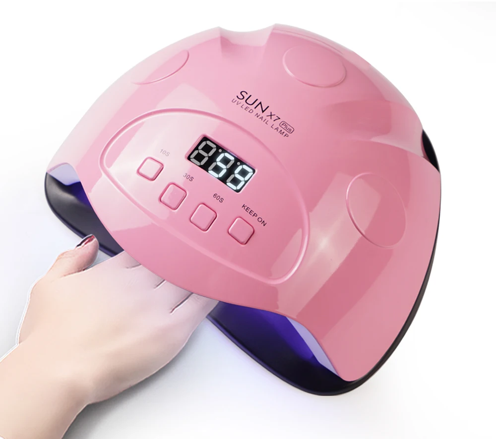SUN X7 Plus 90W LED UV Lamp Nail Dryer 36 Professional For Drying Gel Polish 10/30/60 Timer Auto Sensor Art Machine Hot | Красота и