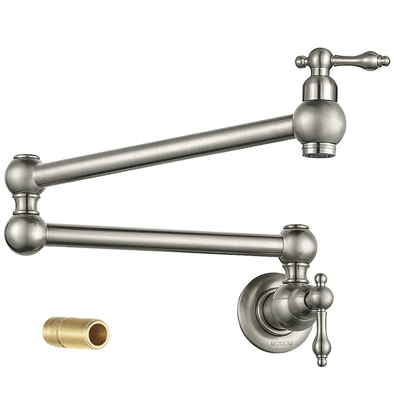 Pot Filler Faucet Wall Mounted Brass Faucet Kitchen Commercial Faucet Folding Kitchen Faucet Restaurant Faucet
Pot Filler Faucet Wall Mounted Brass Faucet Kitchen Commercial Faucet Folding Kitchen Faucet Restaurant Faucet