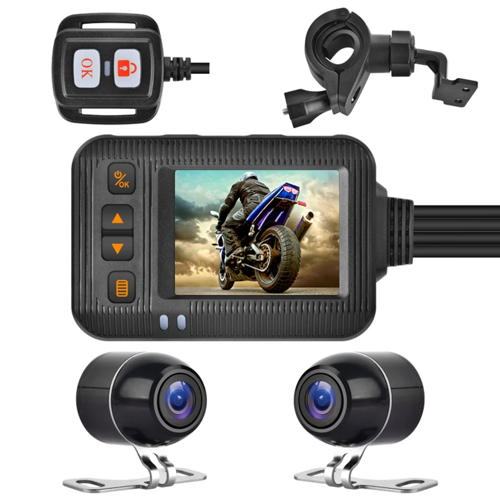 Motorcycle Dash Cam HD Dual Lens Front Rear Driving Recorder Wide-angle Lens Automatic Recording Waterproof Motobike Dash Cam
Motorcycle Dash Cam HD Dual Lens Front Rear Driving Recorder Wide-angle Lens Automatic Recording Waterproof Motobike Dash Cam