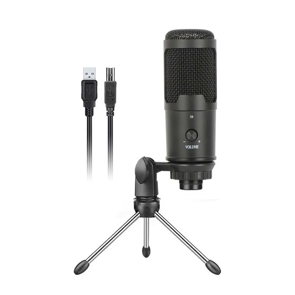 USB Condenser Microphone Wired Cardioid Microphone For Laptop Computer Recording Studio Streaming Voice Skype Chatting Podcast
USB Condenser Microphone Wired Cardioid Microphone For Laptop Computer Recording Studio Streaming Voice Skype Chatting Podcast