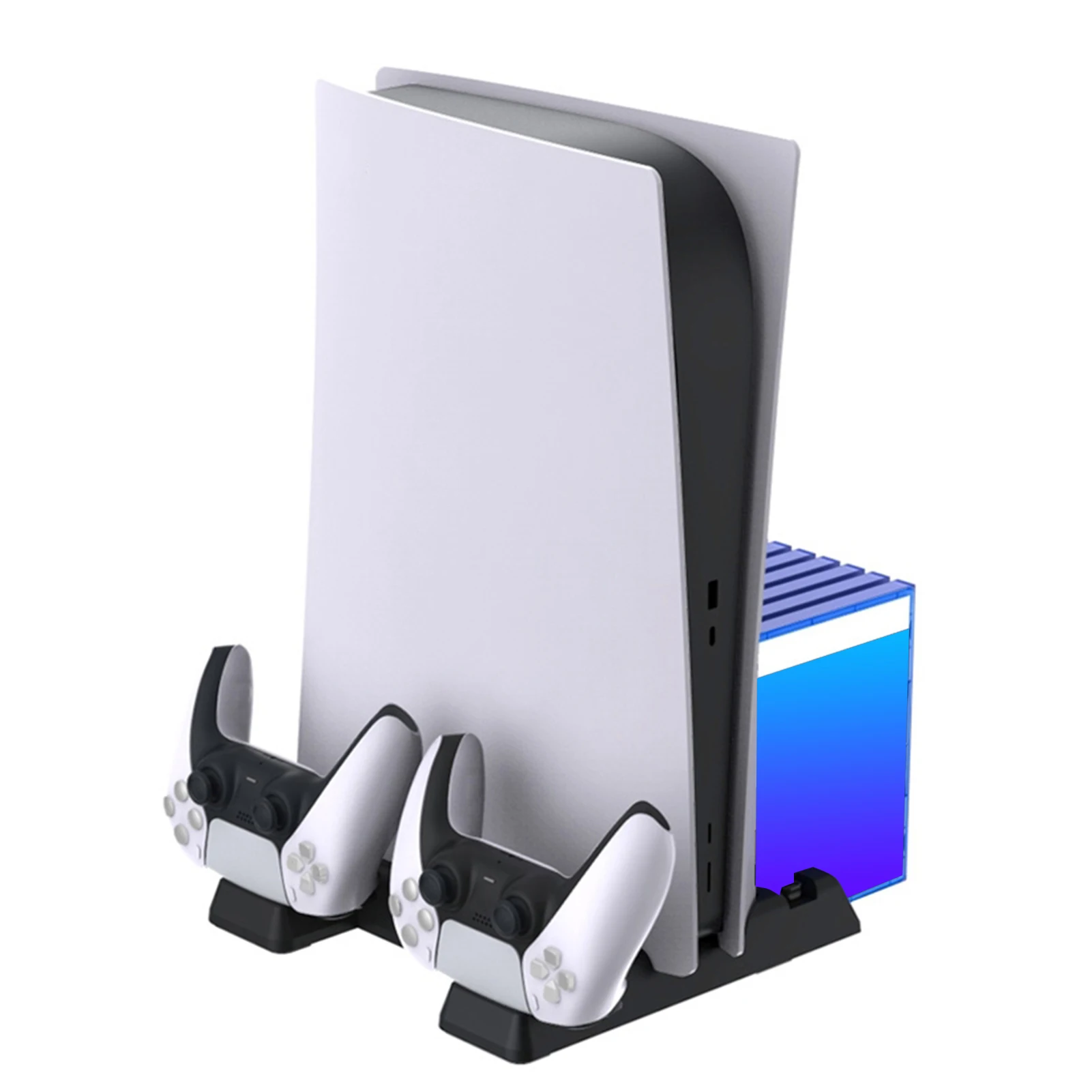 Вертикальная охлаждающая подставка для PS5, зарядная станция с двумя контроллерами для SONY Playstation5 PS5, аксессуары для игр
Вертикальная охлаждающая подставка для PS5, зарядная станция с двумя контроллерами для SONY Playstation5 PS5, аксессуары для игр