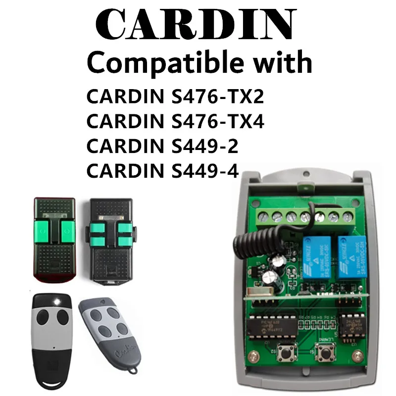 433 92 МГц гаражный приемник для Cardin S449 Rolling Code S476 tx2 tx4 пульт дистанционного