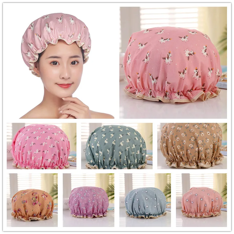 Fashion Waterproof Wave Point Bath Cap Hat Elastic Shower Hat Reusable Bath Head Hair Cover For Women Salon Shower Bath Supplies
Fashion Waterproof Wave Point Bath Cap Hat Elastic Shower Hat Reusable Bath Head Hair Cover For Women Salon Shower Bath Supplies