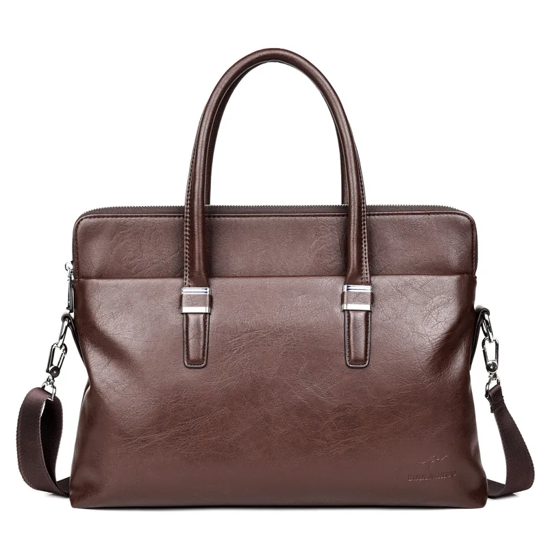 Men's Handbag Leather Business Men's Briefcase File Bag Men's Single Shoulder Bag Computer Bag
Men's Handbag Leather Business Men's Briefcase File Bag Men's Single Shoulder Bag Computer Bag