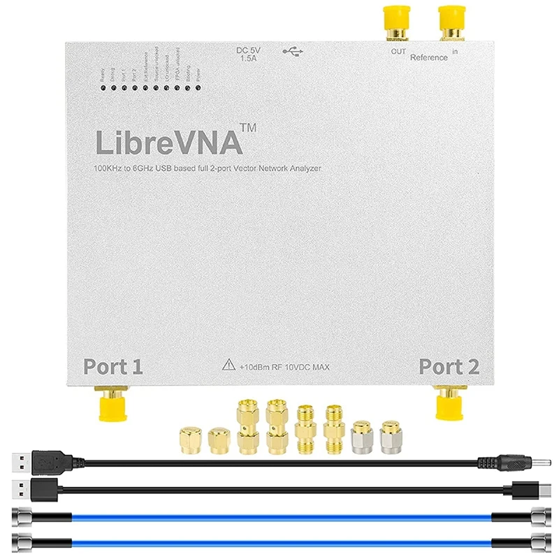 Librevna Portable Nanovna Vector Network Analyzer Antenna Analyzer 100Khz-6Ghz Measuring Type C Interface
Librevna Portable Nanovna Vector Network Analyzer Antenna Analyzer 100Khz-6Ghz Measuring Type C Interface