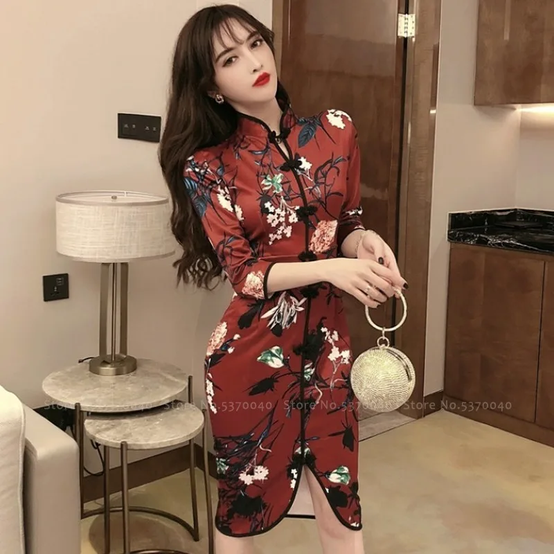 Women Korean Style Elegant Wedding Evening Dress Cheongsam Traditional Chinese Retro Qipao Party Club Sexy Bodycon Vintage Dress
Women Korean Style Elegant Wedding Evening Dress Cheongsam Traditional Chinese Retro Qipao Party Club Sexy Bodycon Vintage Dress