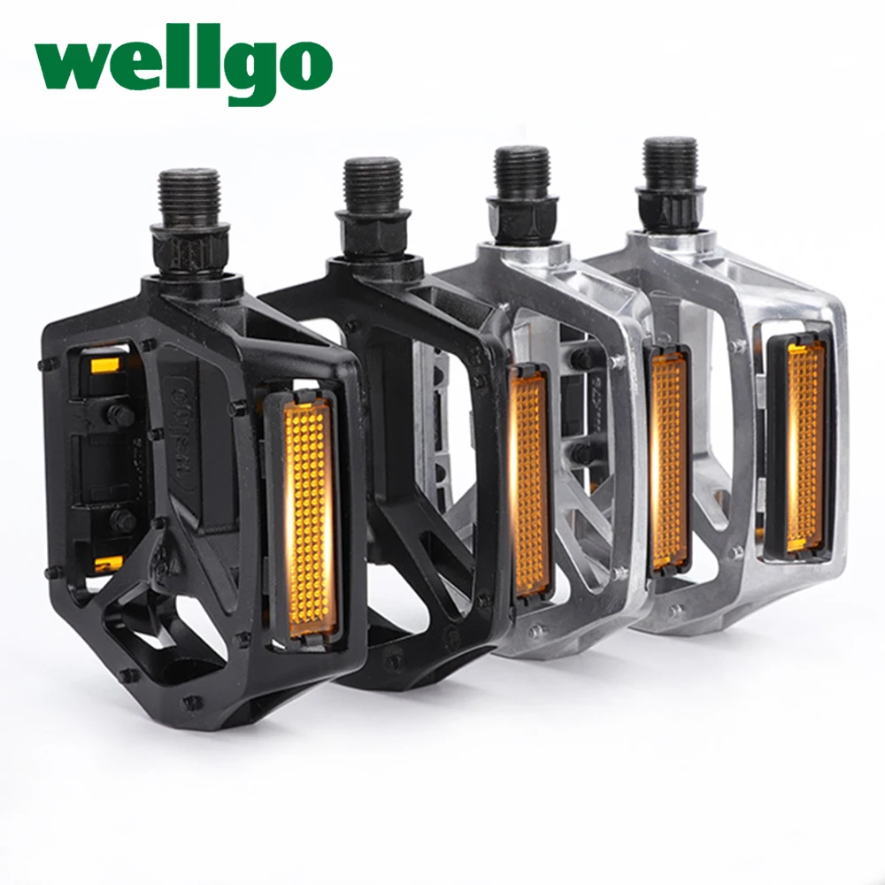 Ультралегкая велосипедная педаль Wellgo B249DU из алюминиевого сплава стальная