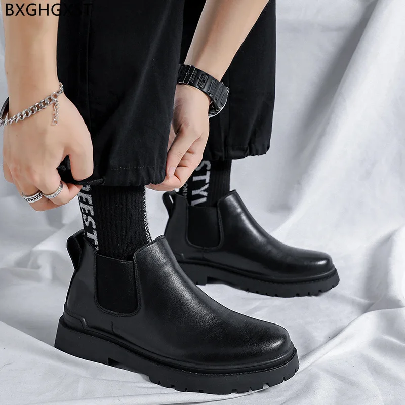 Black Motorcycle Shoes for Man 2022 Platform Boots for Men Male Designer Ankle Boots Man Leather Shoes Men Chelsea Boots Men
Black Motorcycle Shoes for Man 2022 Platform Boots for Men Male Designer Ankle Boots Man Leather Shoes Men Chelsea Boots Men