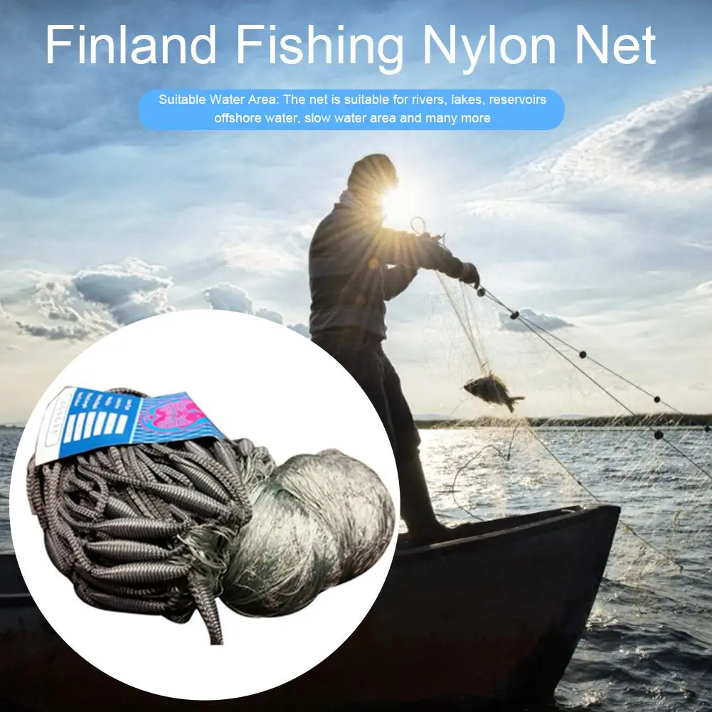 Multifilament Fishing Nets Gill Net Finland Net Fish Trap Gillnet For Catch Fishing Network Small Mesh
Multifilament Fishing Nets Gill Net Finland Net Fish Trap Gillnet For Catch Fishing Network Small Mesh