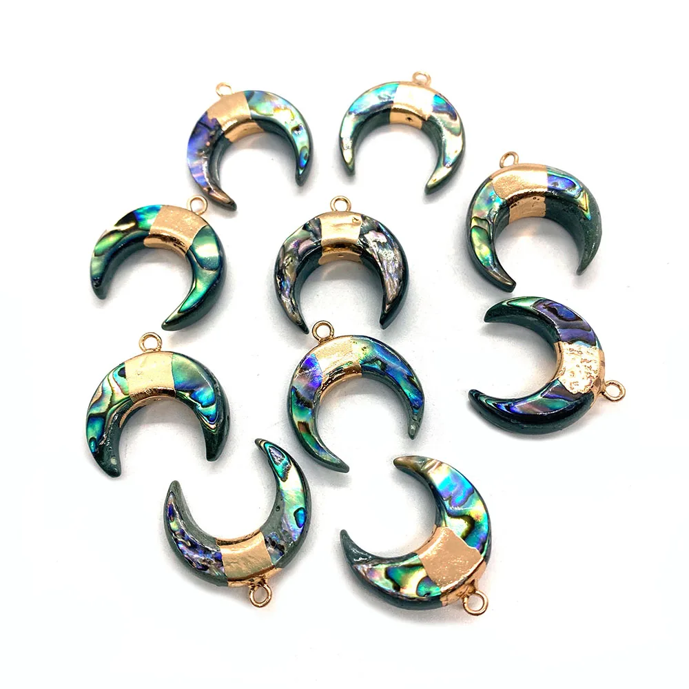 Natural Shell Moon Shape Abalone Pendant for DIY Jewelry Making Fashion Necklace Pendant Necklace Earrings Jewelry Accessories
Natural Shell Moon Shape Abalone Pendant for DIY Jewelry Making Fashion Necklace Pendant Necklace Earrings Jewelry Accessories