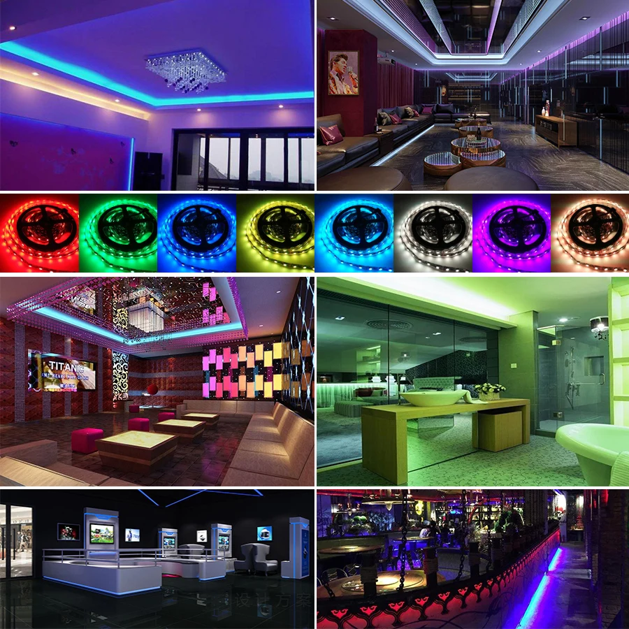 5M-30M Bluetooth LED Strip 5050 2835 IP20 RGB Strip LED Light Flexible Ribbon Stripe DC 12V RGB Diode Tape IR Controller Adapter
5M-30M Bluetooth LED Strip 5050 2835 IP20 RGB Strip LED Light Flexible Ribbon Stripe DC 12V RGB Diode Tape IR Controller Adapter