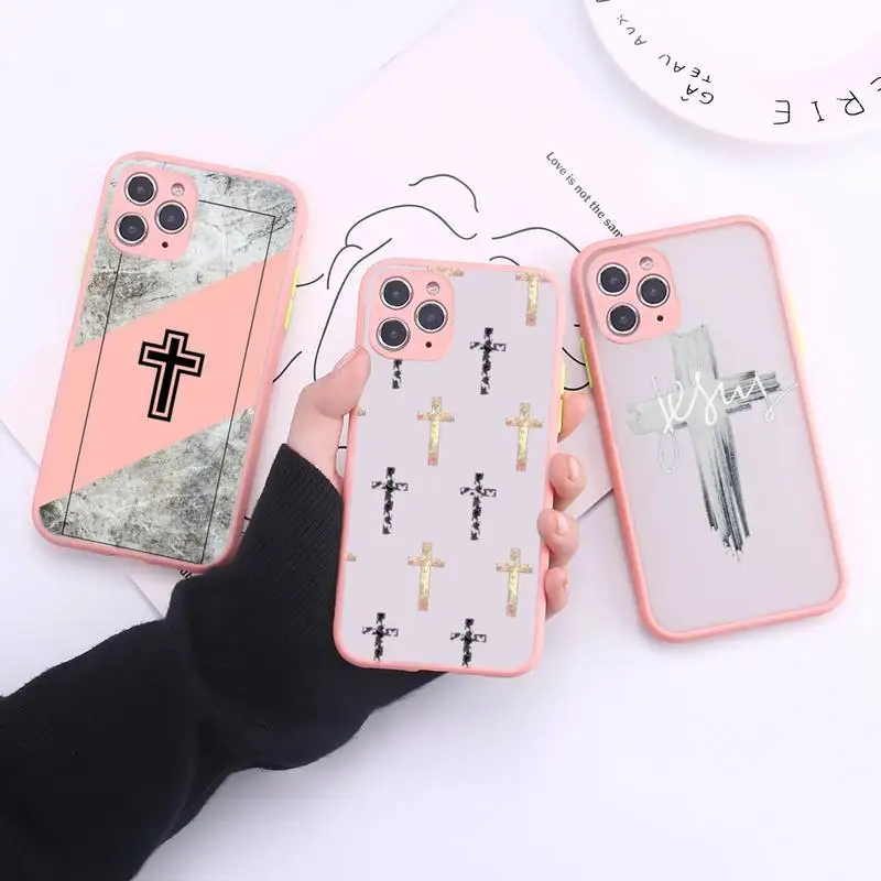 Faith Christian Religious Jesus Phone Case Transparent Matte For IPhone 7 8 11 12 S Mini Pro X XS XR MAX Plus Cover Shell
Faith Christian Religious Jesus Phone Case Transparent Matte For IPhone 7 8 11 12 S Mini Pro X XS XR MAX Plus Cover Shell