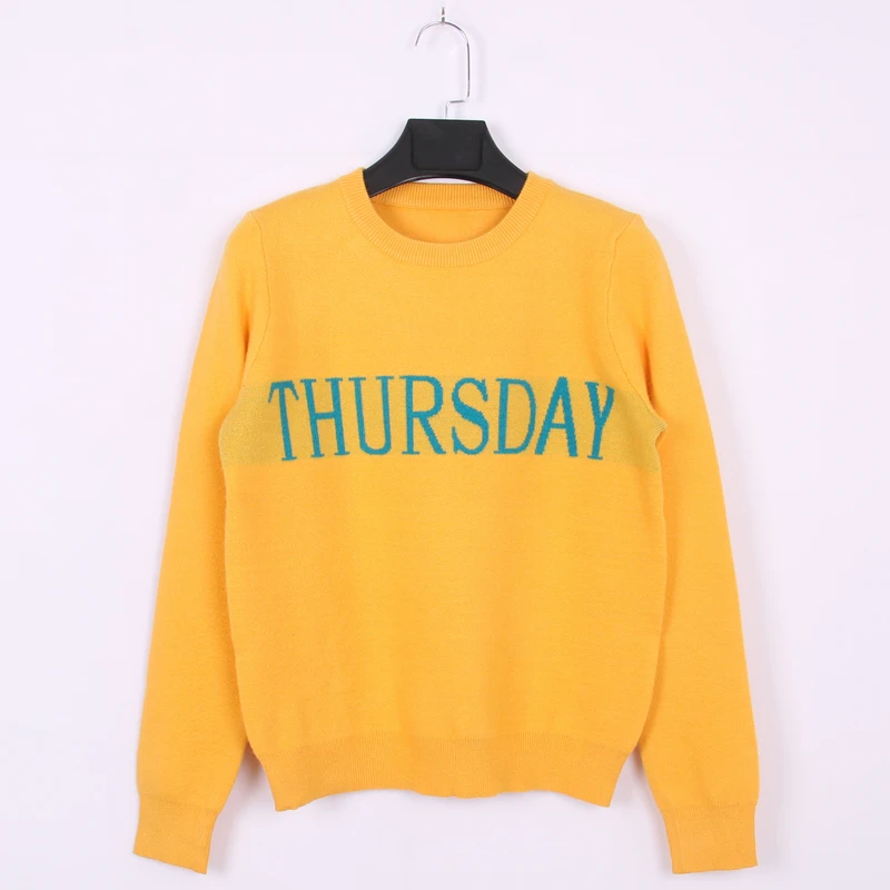 Korean Cute Letters Print Jumper Women Sweater Knitted Pullovers One Week Winter Female Autumn Ladies Top Chic Buy One Get One
Korean Cute Letters Print Jumper Women Sweater Knitted Pullovers One Week Winter Female Autumn Ladies Top Chic Buy One Get One