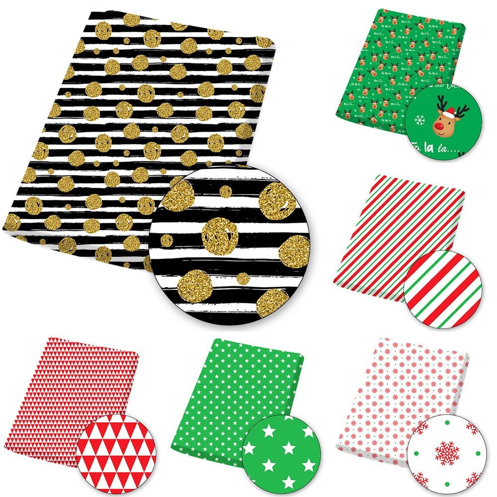 Christmas Polyester Cotton Fabric By The Meter Stars Stripes Printed Cloth Sheets For Sewing DIY Crafts Bags Dress 45*145cm 1pc
Christmas Polyester Cotton Fabric By The Meter Stars Stripes Printed Cloth Sheets For Sewing DIY Crafts Bags Dress 45*145cm 1pc