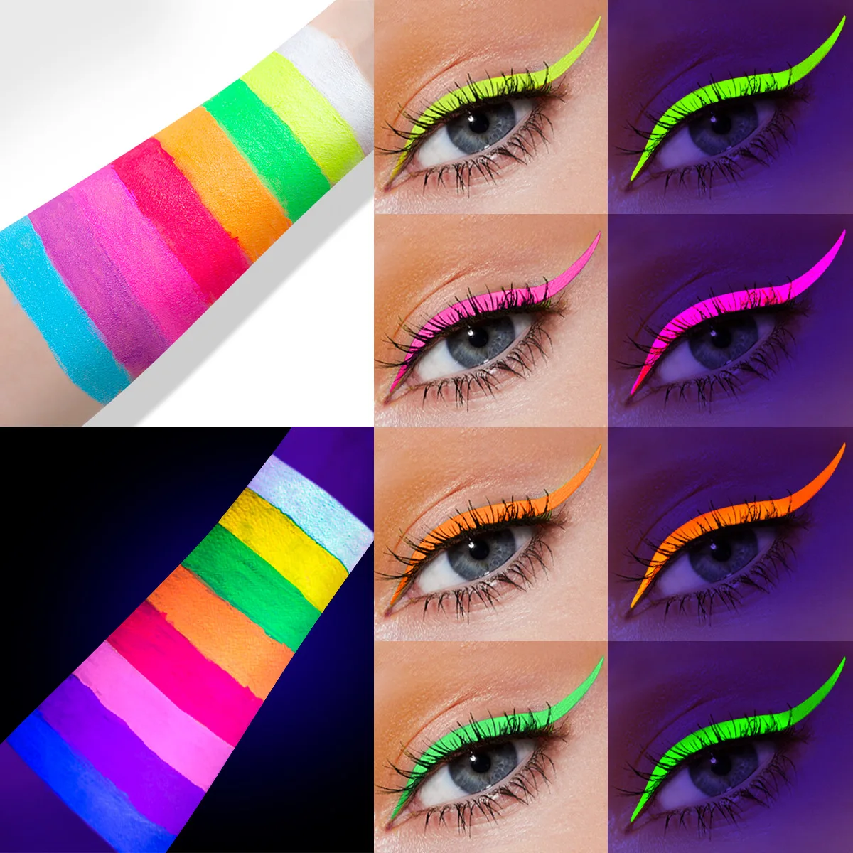 Neon Eyeliner Pen Eyes Makeup Waterproof Liquid Eye Liner Pencil 8Colors Optional Make up Cosmetics Long-lasting Matte Pen 
Neon Eyeliner Pen Eyes Makeup Waterproof Liquid Eye Liner Pencil 8Colors Optional Make up Cosmetics Long-lasting Matte Pen