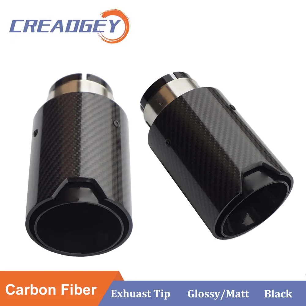 Creadgey One Piece Universal Tail Throat Carbon Fiber Exhaust Pipe Muffler Tip For BMW F30 F31 F22 F23 F32 F33 F10 F12 M2 M3 M4
Creadgey One Piece Universal Tail Throat Carbon Fiber Exhaust Pipe Muffler Tip For BMW F30 F31 F22 F23 F32 F33 F10 F12 M2 M3 M4