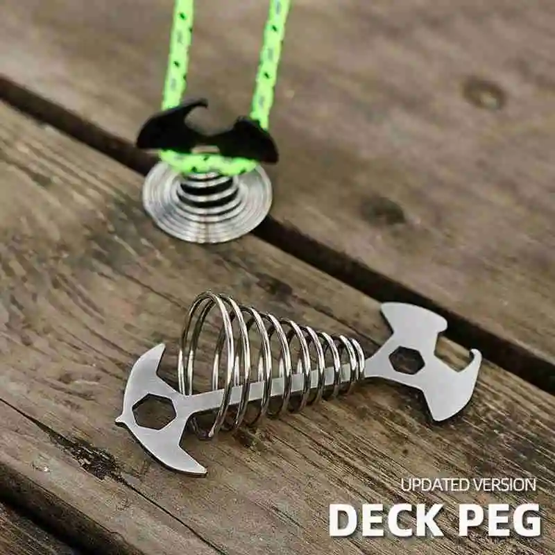 Outdoor camping fish bone ground nail spring hook wind rope buckle multifunctional camping deck nail steel tent rope
Outdoor camping fish bone ground nail spring hook wind rope buckle multifunctional camping deck nail steel tent rope