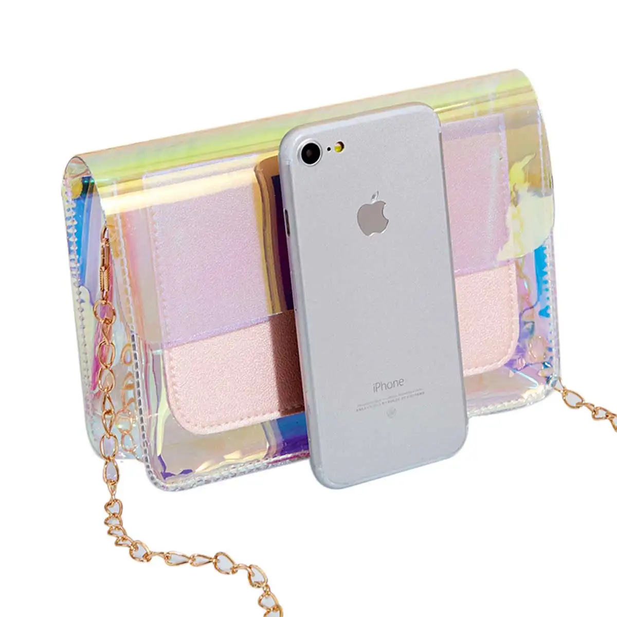 Fashion Women PVC Handbag Girls Shinny Shoulder Bag Female Laser Crossbody Multipurpose Single-Shoulder Waterproof Flap
Fashion Women PVC Handbag Girls Shinny Shoulder Bag Female Laser Crossbody Multipurpose Single-Shoulder Waterproof Flap