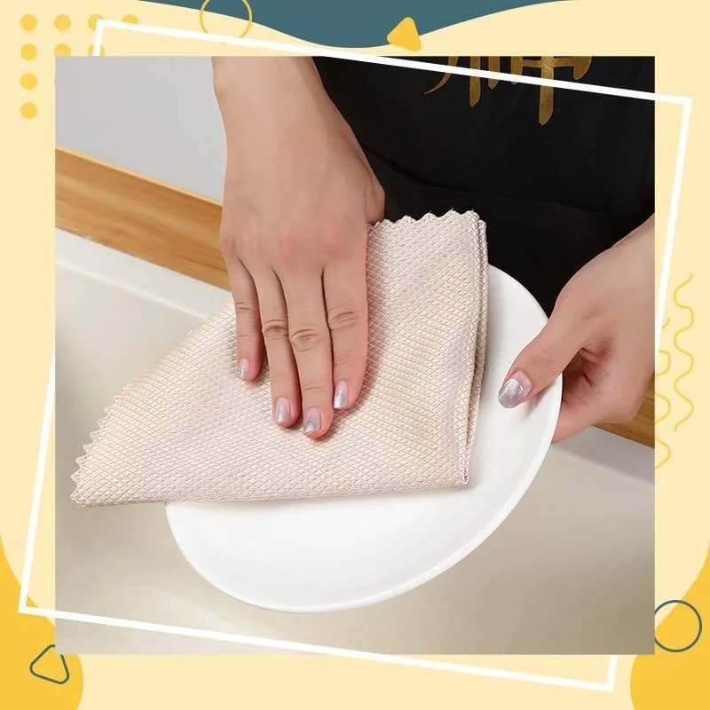 2pcs Kitchen Anti-Grease Wiping Rags Efficient Fish Scale Wipe Cloth Cleaning Cloth Home Washing Dish Cleaning Towel Dropship
2pcs Kitchen Anti-Grease Wiping Rags Efficient Fish Scale Wipe Cloth Cleaning Cloth Home Washing Dish Cleaning Towel Dropship