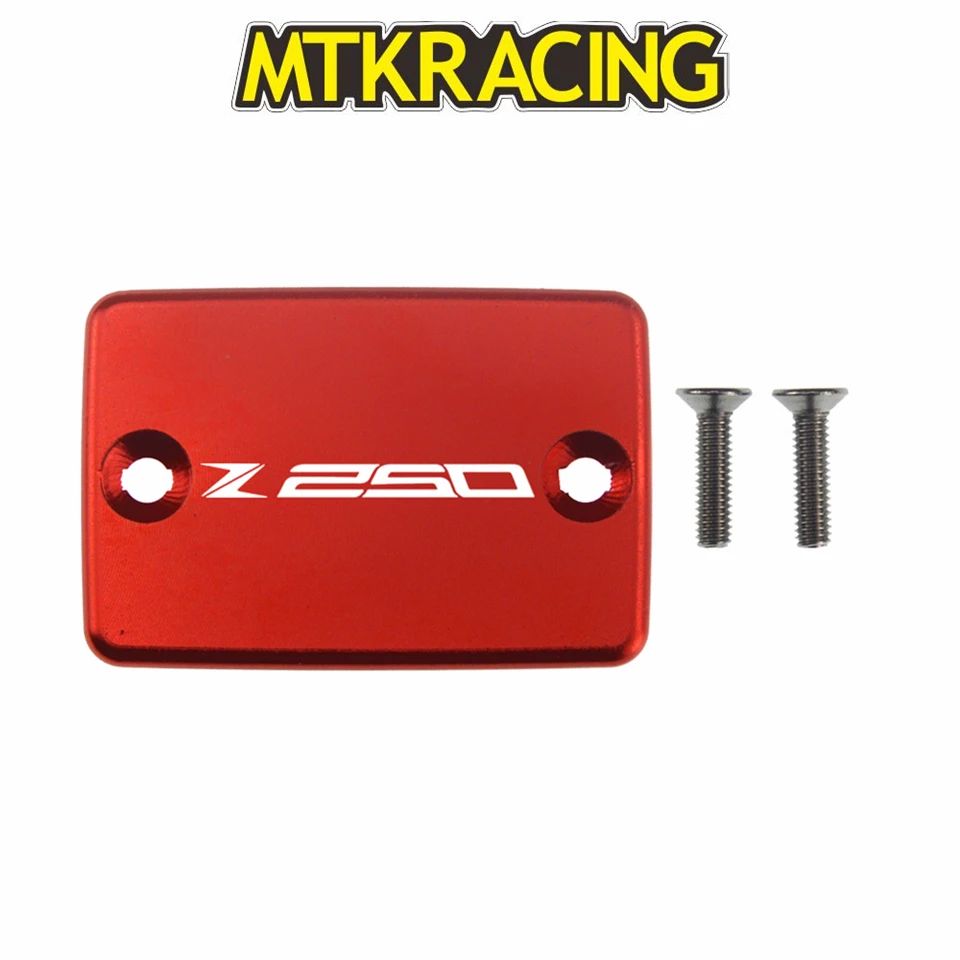 CNC Aluminum Motorcycle Brake Fluid Fuel Reservoir Tank Cover Cap FOR KAWASAKI Z250 2013-2017
CNC Aluminum Motorcycle Brake Fluid Fuel Reservoir Tank Cover Cap FOR KAWASAKI Z250 2013-2017