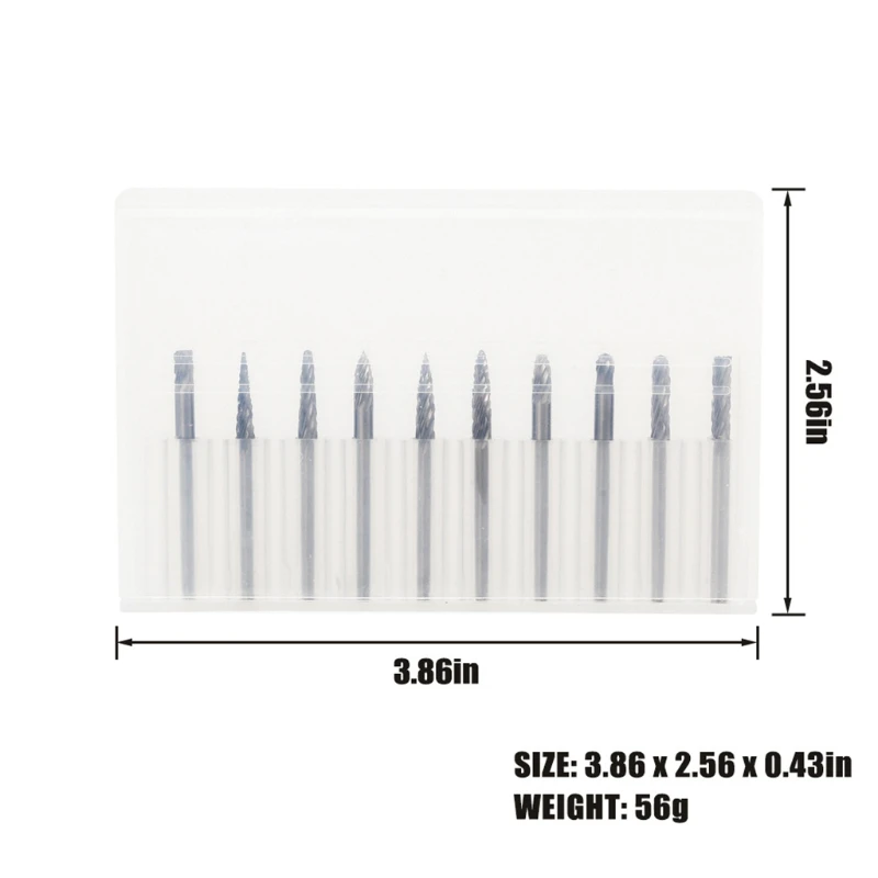 72XD Metal Drawing Tungsten Carbide Milling Cutter Rotary Tool 10 Pcs Abrasive Tools 3x3mm Wood Metal Stone's Carving
72XD Metal Drawing Tungsten Carbide Milling Cutter Rotary Tool 10 Pcs Abrasive Tools 3x3mm Wood Metal Stone's Carving