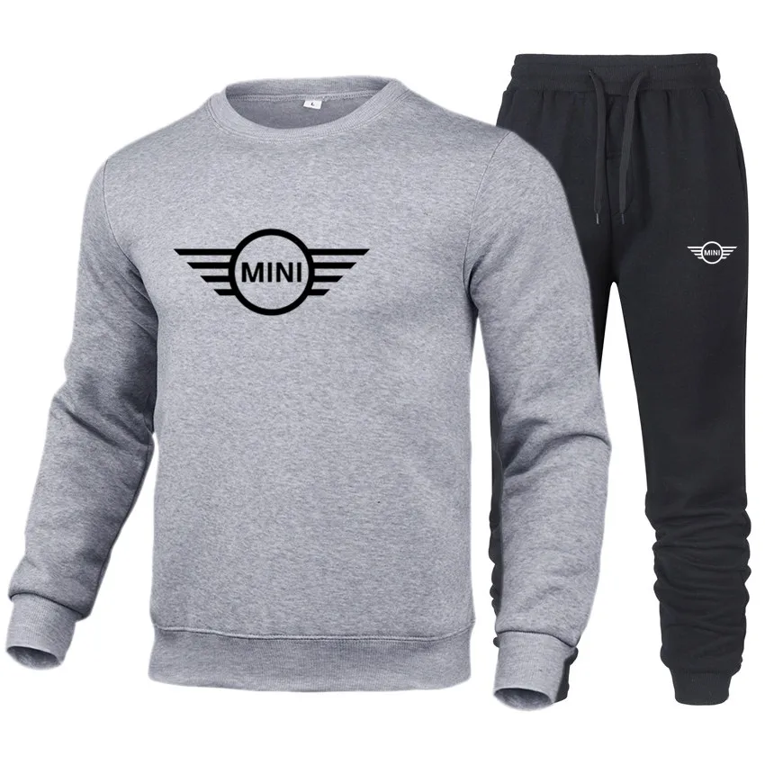 MINI 2021 men's spring and autumn printed round neck sweater + casual trousers casual two-piece comfortable suit male A4
MINI 2021 men's spring and autumn printed round neck sweater + casual trousers casual two-piece comfortable suit male A4