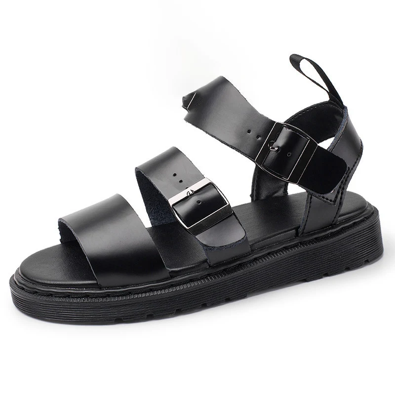 Summer Martin Sandals Women 2021 New Rome Buckle Open Toe Beach Shoes Women Genuine Leather Sandals Thick Women Couples
Summer Martin Sandals Women 2021 New Rome Buckle Open Toe Beach Shoes Women Genuine Leather Sandals Thick Women Couples