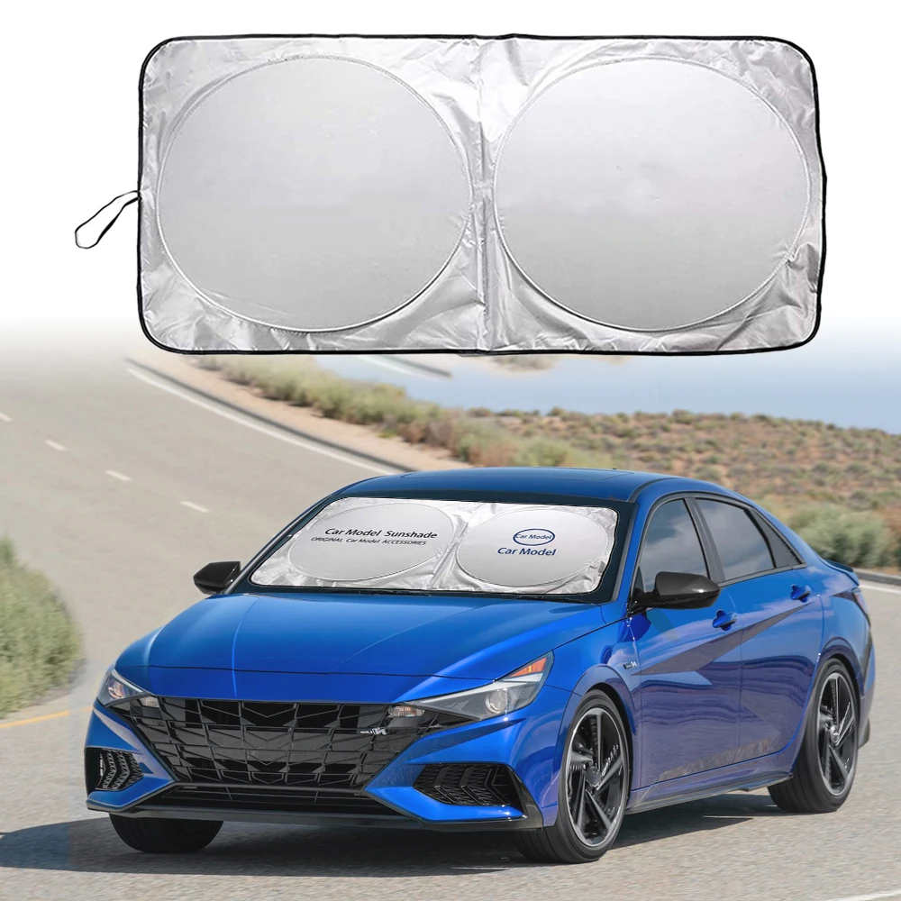 Car Windshield Sun Shade Protect Visor Cover Logo for Hyundai Accent Azera Elantra G80 G90 Ionic XG350 Window Sunshade Sunscreen
Car Windshield Sun Shade Protect Visor Cover Logo for Hyundai Accent Azera Elantra G80 G90 Ionic XG350 Window Sunshade Sunscreen