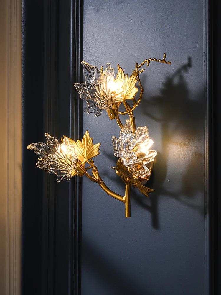 Luxury living room wall lamp postmodern TV background wall creative decoration maple leaf wall lamp aisle bedroom bedside lamp
Luxury living room wall lamp postmodern TV background wall creative decoration maple leaf wall lamp aisle bedroom bedside lamp