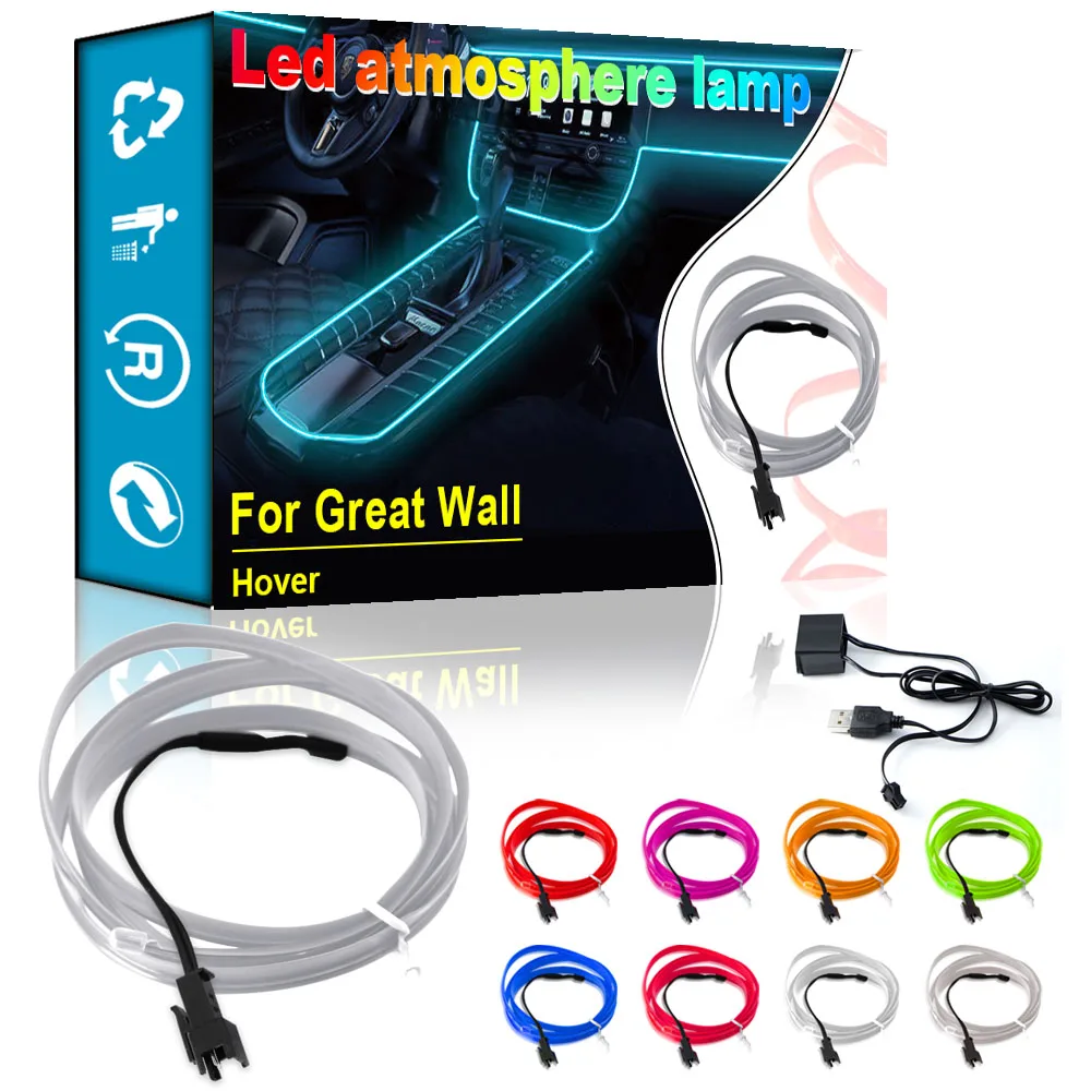 Car USB Atmosphere Lights LED Lamps Car Interior Accessories for Great Wall Hover H3 H5 M4 Poer Pao Voleex C30 Wingle 5 Florid
Car USB Atmosphere Lights LED Lamps Car Interior Accessories for Great Wall Hover H3 H5 M4 Poer Pao Voleex C30 Wingle 5 Florid