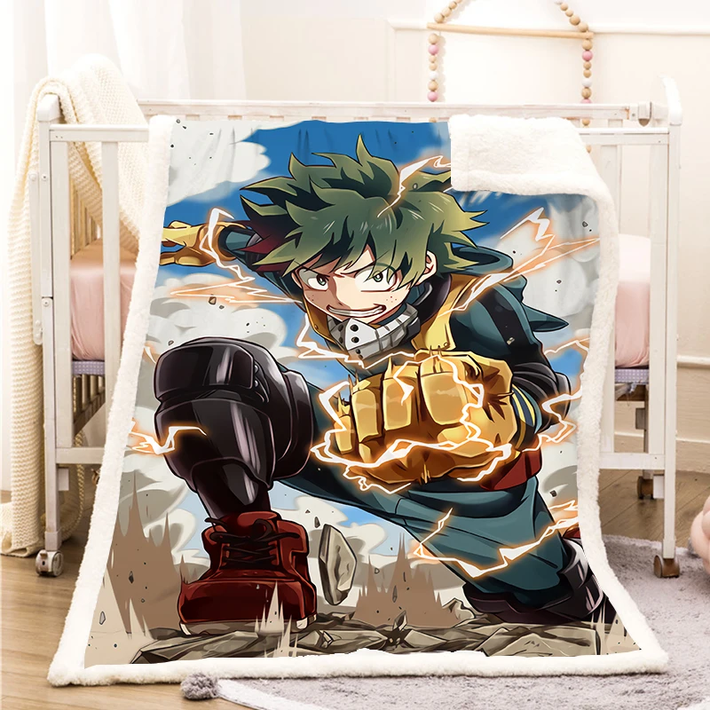 My Hero Academia Funny Character Blanket 3D Print Sherpa Blanket on Bed Home Textiles Dreamlike Style 07
My Hero Academia Funny Character Blanket 3D Print Sherpa Blanket on Bed Home Textiles Dreamlike Style 07