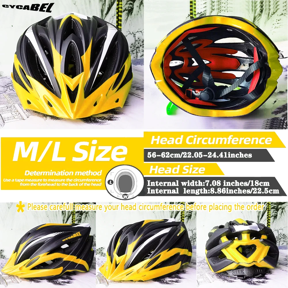 CYCABEL Road Mountain Bike Cycling Helmet Ultralight capacete ciclismo casco mtb Bicycle Helmet Sports Riding Cycling Helmet
CYCABEL Road Mountain Bike Cycling Helmet Ultralight capacete ciclismo casco mtb Bicycle Helmet Sports Riding Cycling Helmet