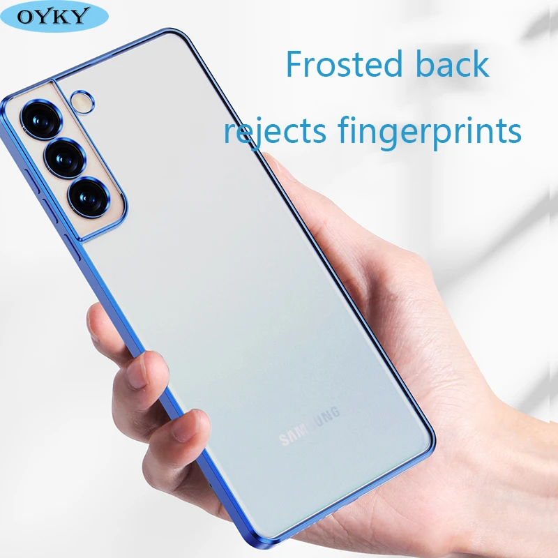 OYKY For Samsung Galaxy S21 S22 Ultra Pro Shockproof Phone Case Samsung Frosted Electroplating Transparent TPU Case Back Cover
OYKY For Samsung Galaxy S21 S22 Ultra Pro Shockproof Phone Case Samsung Frosted Electroplating Transparent TPU Case Back Cover