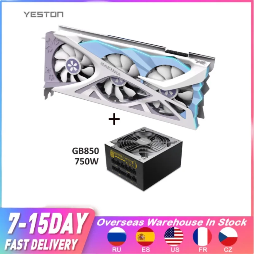Brand new Yeston RX6800XT/RX6700XT 16G D6 Graphic Card 21/7nm 2065-2310MHz 16G/256bit/GDDR6 PCI-Express 4.0 Video Card + 750W
Brand new Yeston RX6800XT/RX6700XT 16G D6 Graphic Card 21/7nm 2065-2310MHz 16G/256bit/GDDR6 PCI-Express 4.0 Video Card + 750W