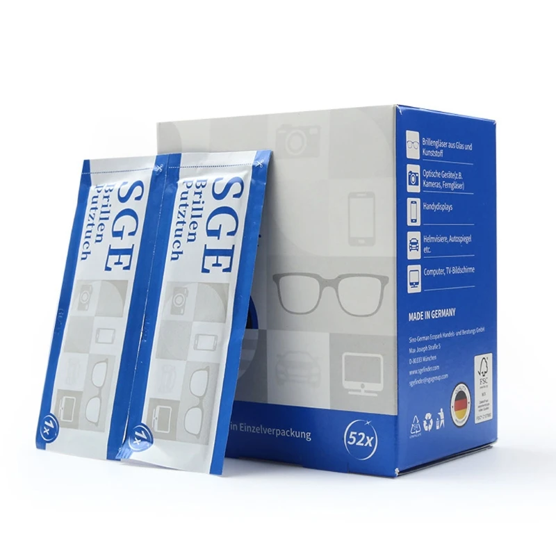 52Pcs Glasses Anti-Fog Wipes Individually Wrapped Disposable Defogger Eyeglass Wipe Pre-moistened Antifog Lens Wipes Kit
52Pcs Glasses Anti-Fog Wipes Individually Wrapped Disposable Defogger Eyeglass Wipe Pre-moistened Antifog Lens Wipes Kit