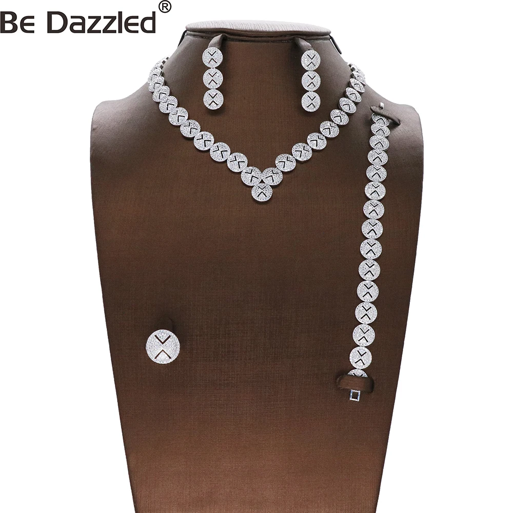 Bedazzled women copper rhodium plated jewelry Micro insert zircon bling stone wedding necklace jewelry set for Nigeria wedding
Bedazzled women copper rhodium plated jewelry Micro insert zircon bling stone wedding necklace jewelry set for Nigeria wedding