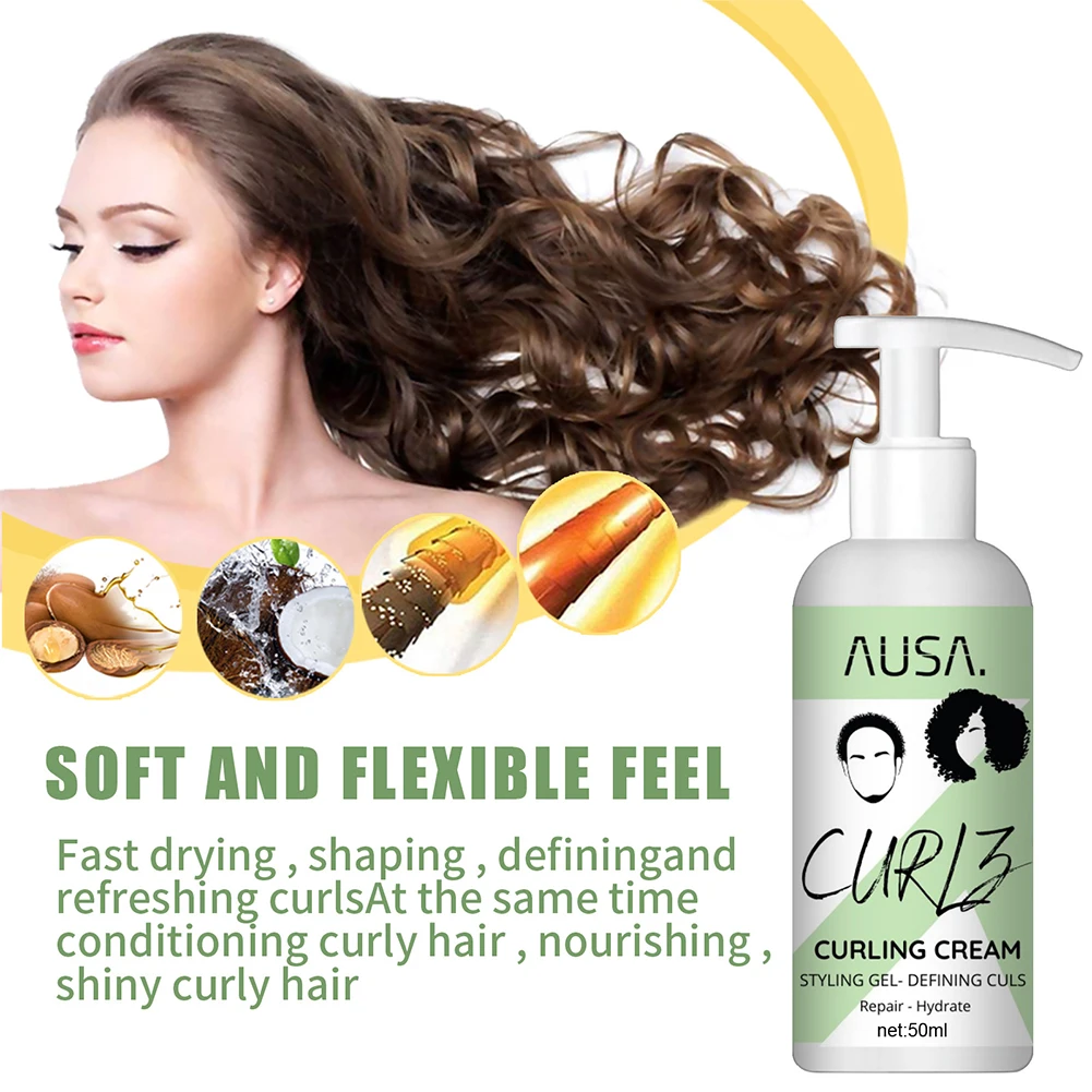 50ml Curl Booster Defining Cream Hair Curling Enhancer Moisturizing Styling Repair Curling Essence Hair Care Elastin
50ml Curl Booster Defining Cream Hair Curling Enhancer Moisturizing Styling Repair Curling Essence Hair Care Elastin