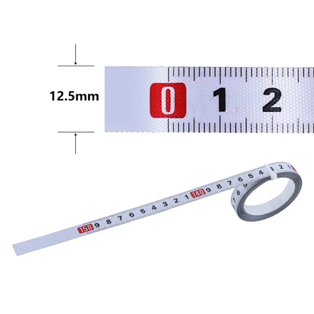 Nylon Coated Sticky Scale Steel Rule Tape Measuring Tool Waterproof 1-5 Meter For Workbench, Sawing Table, Machinery, Desk
Nylon Coated Sticky Scale Steel Rule Tape Measuring Tool Waterproof 1-5 Meter For Workbench, Sawing Table, Machinery, Desk