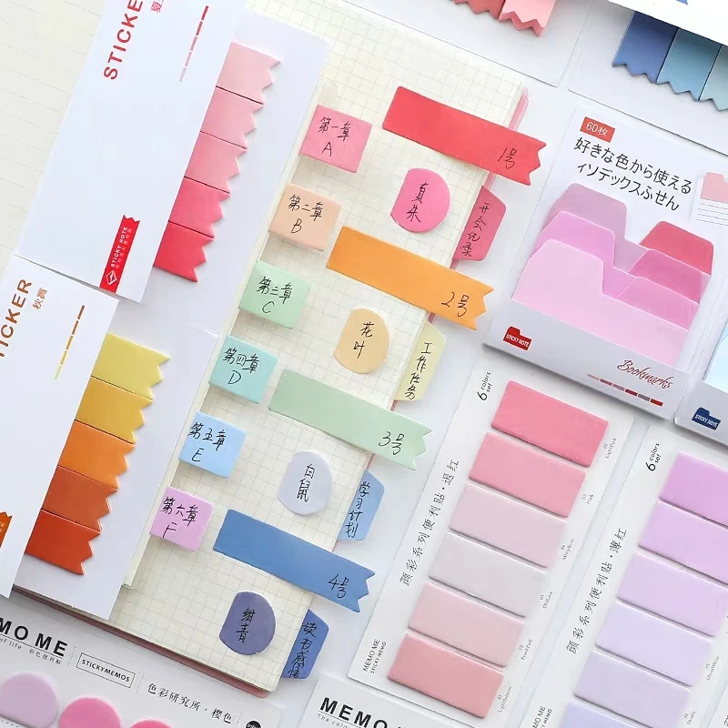 Tokopedia 60/80 Sheets Gradient Color N times Sticky Index Note Post Sticker Bookmark School Stationery
Tokopedia 60/80 Sheets Gradient Color N times Sticky Index Note Post Sticker Bookmark School Stationery